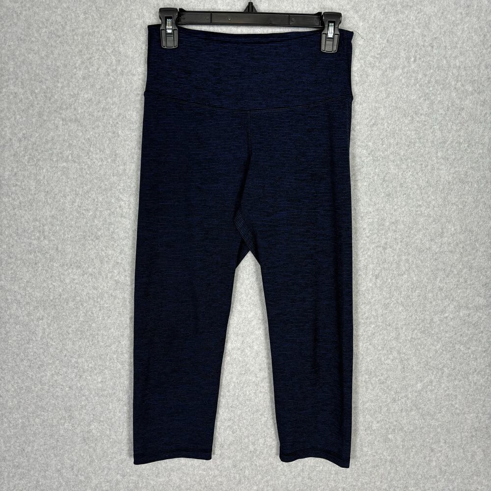 Old Navy Active Go‎ Dry Capri Legging Medium Navy Black Compression High Rise